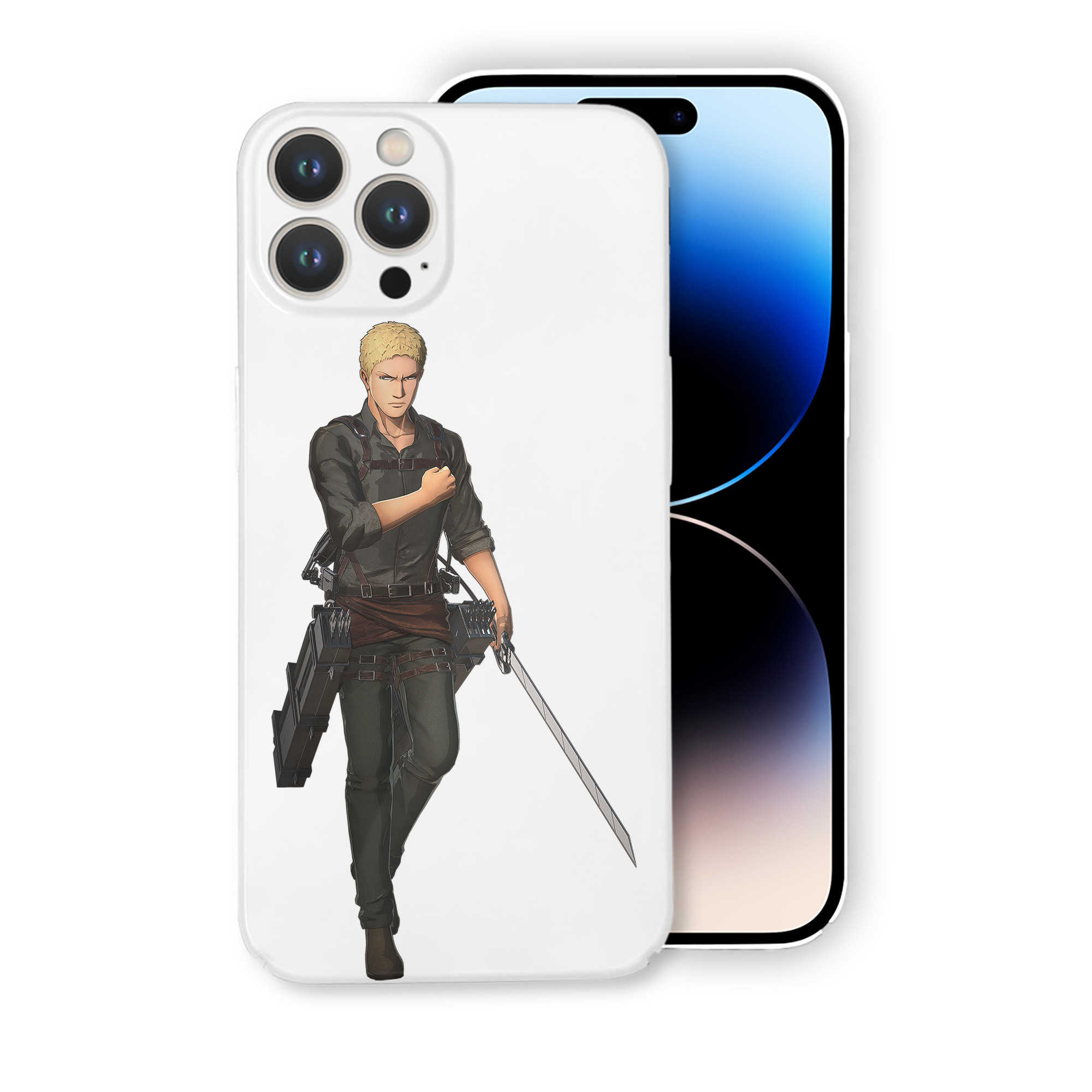 （画像用） 進撃の巨人 ライナー・ブラウン Attack on Titan Reiner Braun 【iPhone 14シリーズ対応】ハードケース